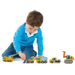 Online 5 arbejdskøretøjer - Byggeplads Legetøjsbiler