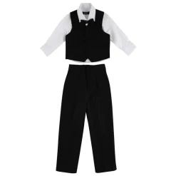 Online 4 Delt Festsæt - Sort/Hvid Juletøj|Festtøj & Tilbehør