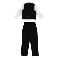 Online 4 Delt Festsæt - Sort/Hvid Juletøj|Festtøj & Tilbehør