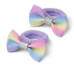 New 2 pak hårelastikker - Rainbow Festtøj & Tilbehør