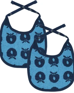 Online 2 pak lille hagesmæk med æbler - Blue grotto Hagesmække