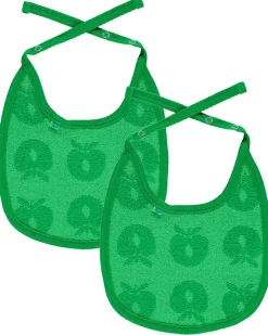 Discount 2 pak lille hagesmæk med æbler - Apple green Hagesmække