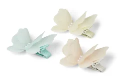 Hot 3 pak spænder sommerfugl - Mix Festtøj & Tilbehør