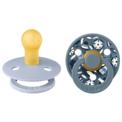 Hot 2 pk Colour Bobo Latex str.2 Dusty Blue Mix Sutter