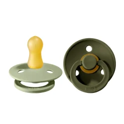 Outlet 2 pk. Colour sut 0-6 mdr. latex - sage/hunter green Sutter