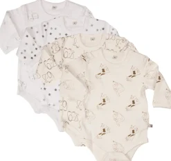 4 Stk L/Æ Bodystockings - Offwhite 200 Multipack|Bodystocking Langærmet