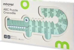 New A, B, C krokodille puslespil i grøn Puslespil