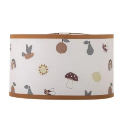 Discount Agnes Lampeskærm, Brun, Bambus Børn Lamper
