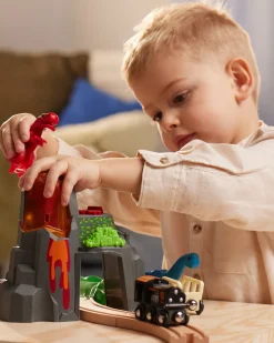 Outlet Aktiv vulkan med dinosaurer - FSC® Togbaner & Tog