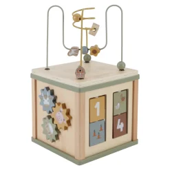 Discount Aktivitetskube - Farm Trælegetøj|Puttekasser