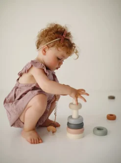 Aktivitetslegetøj Ringtårn - Original Stabelklodser