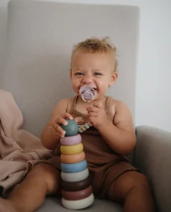 Hot Aktivitetslegetøj Ringtårn - Rustic Stabelklodser