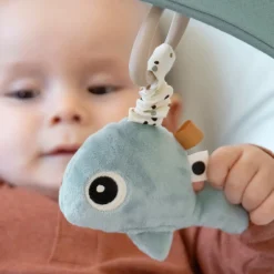 Clearance Aktivitetsophæng 2 stk. Wally - Blå Legetøj Til Barnevogne & Autostole