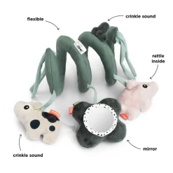 Best Aktivitetsspiral Tiny farm Grøn Aktivitetslegetøj