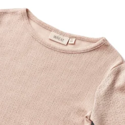 Outlet Alli Uld T-shirt Langærmet - Pale lilac Uldoverdele|Bluser