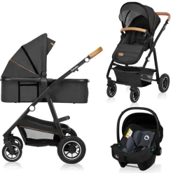 Outlet Amber 3i1 duovogn - grey graphite Kombivognspakker|Vognpakker