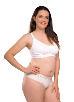 Best Amme BH Med Gelé Bøjle og Indlæg - Hvid Amme Bh'Er