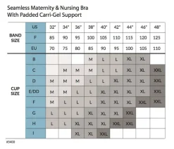 Clearance Amme BH Med Gelé Bøjle og Indlæg - Sort Amme Bh'Er