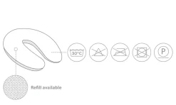 Amme- og graviditetspude - kaki Børn Ammepuder|Graviditetspuder