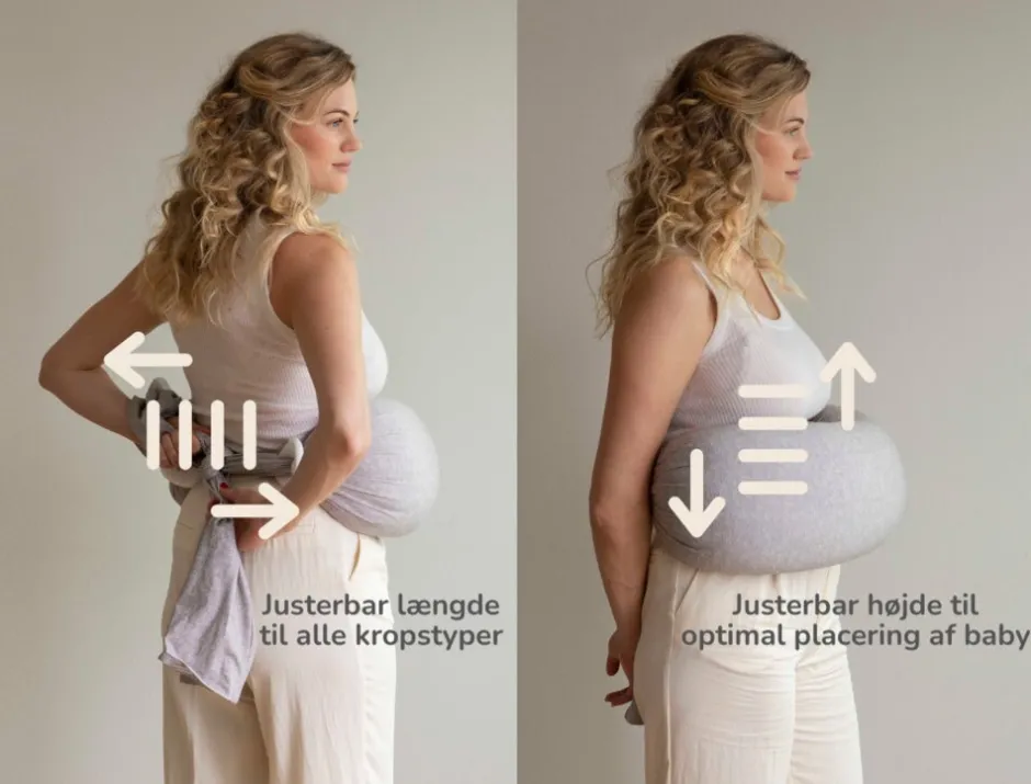 New Ammepude - grey melange Børn Ammepuder|Graviditets- & Ammepuder