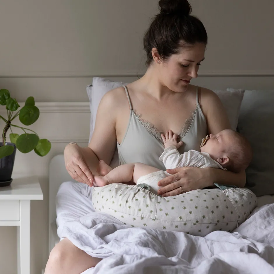 Sale Ammpude - Beige/firkløver Graviditets- & Ammepuder