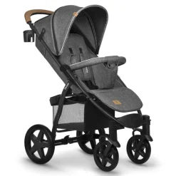 Clearance Annet Plus klapvogn - stone caramel Klapvogne Med Flade Sæder