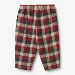 Outlet Arne Foret Bukser - Red Blue Check Bukser