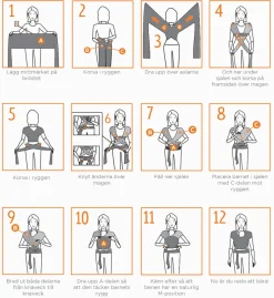 New Aura Strækvikle - Twilight Navy Bæreseler & Vikler