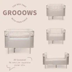 Outlet Baby & Jr. seng - birchbark rose - FSC® Børn Tremmesenge