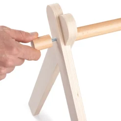 Hot Baby aktivitetsstativ, træ - FSC® Trælegetøj|Aktivitetstæpper