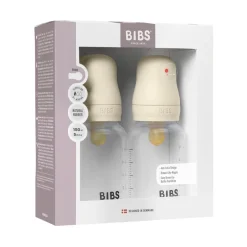 Hot Baby Bottle Latex 2 pack 150 ml Ivory Sutteflasker