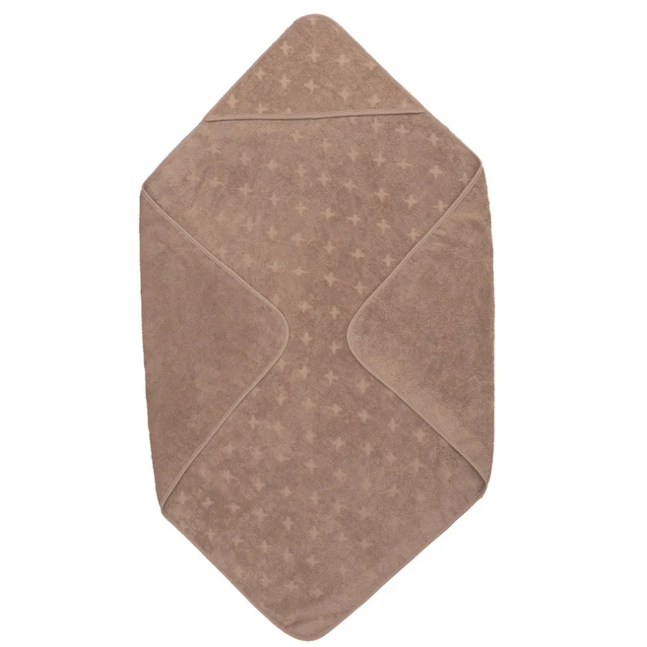 Sale Baby Håndklæde, 100x100 cm - Walnut Børn Badeslag & Ponchoer