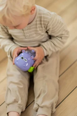 Discount Baby legetøjsbil - flodhest med konfetti Legetøjsbiler