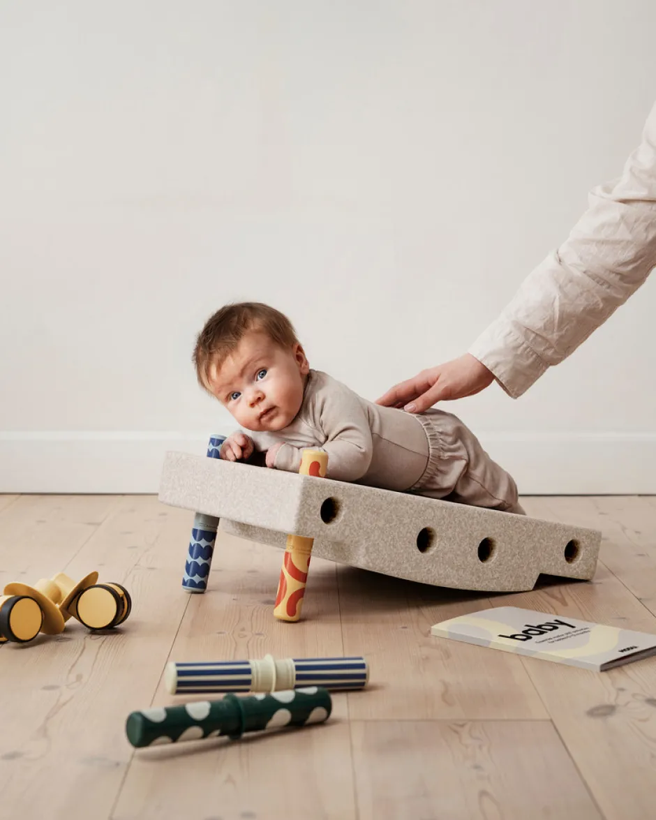 Sale Baby Motoriksæt - Sand Grey / Honey Yellow Store Byggesæt|Tumlemøbler