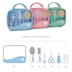 Hot Baby pleje sæt - blå Plejeartikler Til Baby