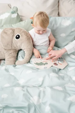 New Baby sengetøj - elphee blå Børn Sengetøj