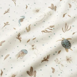 Discount Baby Sengetøj - GOTS Sea Garden Børn Sengetøj