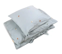 Clearance Baby sengetøj - Pearl Blue Børn Sengetøj