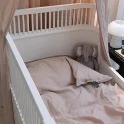 Discount Baby sengetøj musselin - seabreeze beige Børn Sengetøj
