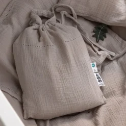 Discount Baby sengetøj musselin - seabreeze beige Børn Sengetøj