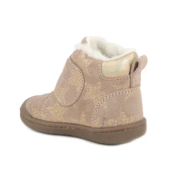 Hot Baby Snail Støvle m. Foer - Beige Vinterstøvler