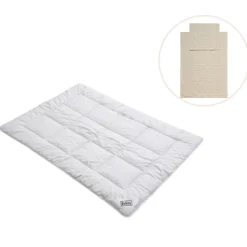 Sale Baby ulddyne med sengetøj - Misty rose Børn Pakkeløsninger|Sengetøj