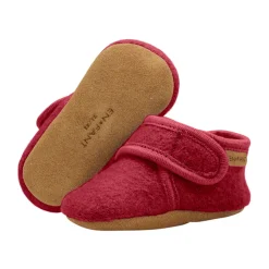 Outlet Baby wool slippers - Rio Red Uld Hjemmesko