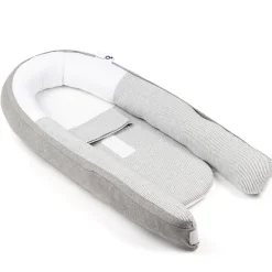Clearance Babynest - stribet grå Børn Nest