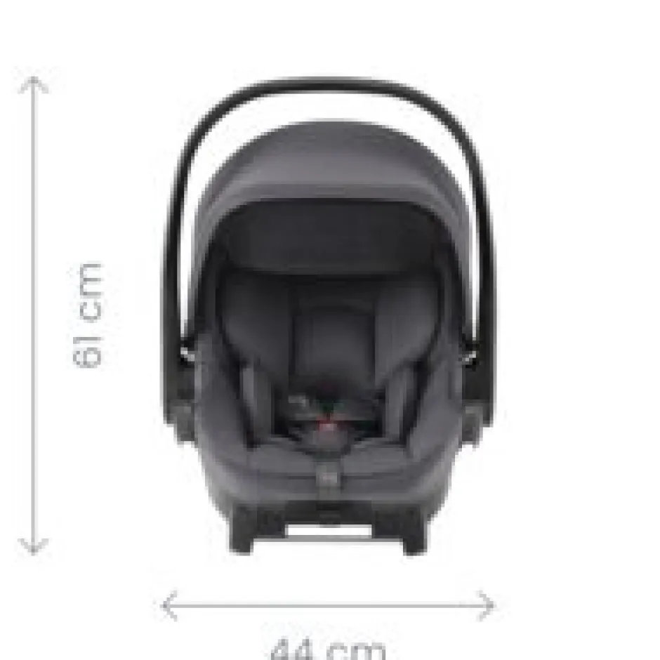 Outlet Baby-Safe Core inkl. base - space black Autostole 40-87 Cm (0-15 Mdr.)