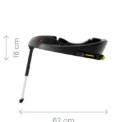 Outlet Baby-Safe Core inkl. base - space black Autostole 40-87 Cm (0-15 Mdr.)