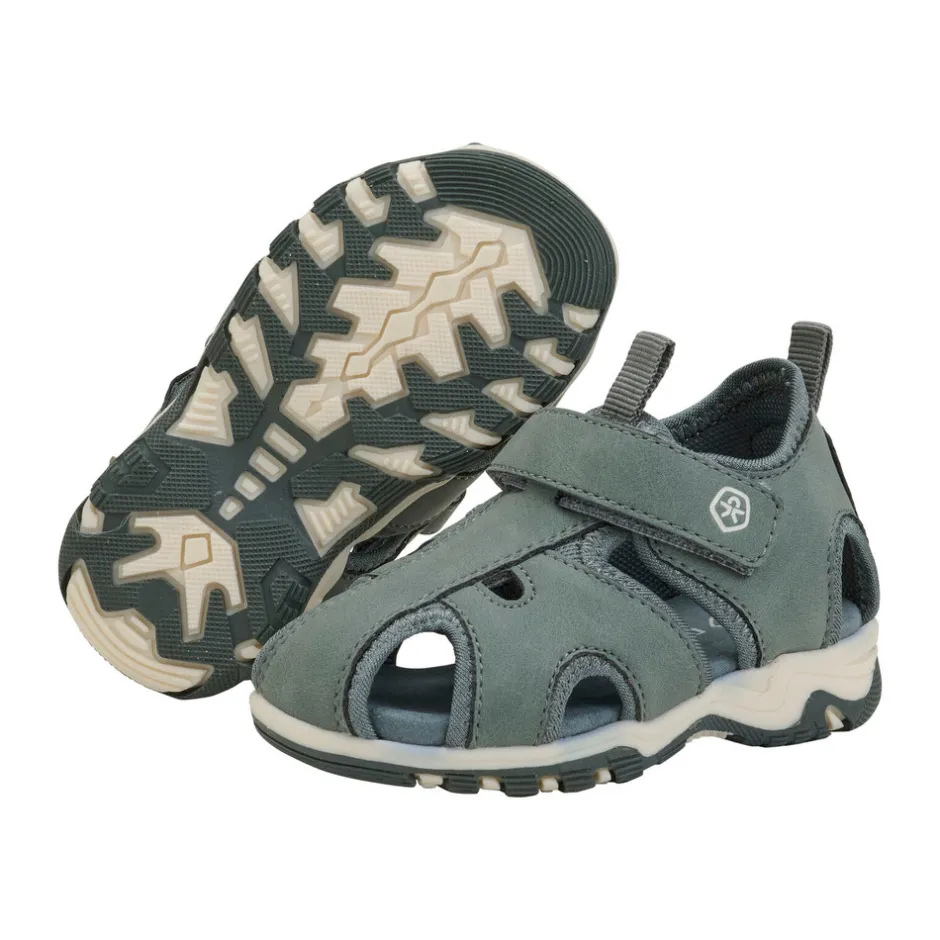 Online Babysandaler med velcrostrop - 9751 Sandaler Med Lukket Tå|Begyndersandaler