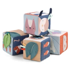 Outlet Babystofklodser, 4 stk. - woodland Stabelklodser