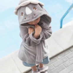 Outlet Badekåbe - dino 1-2 år Børn Badekåber & Håndklæder|Badekåber