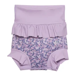 Clearance Badeshorts med flæser - Lavender Mist Blebadebukser